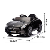 ZNTS Licensed Mercedes-Benz CLS 350,12V Kids Ride On Toy Car w/Parents Control,2wd,Four-wheel W1578P189763