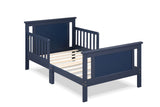 Connelly Reversible Panel Toddler Bed Midnight Blue/Vintage Walnut B02257227