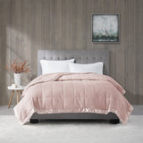 Lightweight Down Alternative Blanket with Satin Trim B03598496