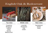 English Oak & Redcurrant Reed Diffuser 6.76oz - Essential Oil Sticks for Elegant Home Fragrance and 68660270