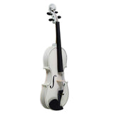 ZNTS New 4/4 Acoustic Violin Case Bow Rosin White 23313207