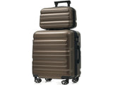 6-Piece ABS Hardshell Luggage Set - Lightweight & Durable Suitcases with Dual Spinner Wheels, 24859545