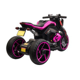 ZNTS 12V Three-wheel Ride On Motorcycle, Kids Electric Motorbike with Horns, LED Lights, Gift for Kids W2181P196001