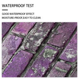 48 Pcs Peel And Stick Brick Tiles Wall Decor PVC Purple Brick Wallpaper Wall Tile Backsplash 15306856
