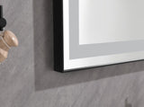 72 x 48 Inch LED Bathroom Mirror with Aluminum Frame, Wall Mounted Vanity Mirror, Anti-Fog, Memory, W2287P279505