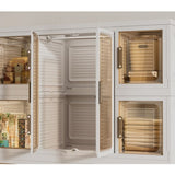 Portable Wardrobe Closet Storage Organizer for Clothes,Clothes Dresser,12 Magnetic Doors-12 Cubes & 69654260