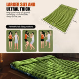 Double Air Mattress with Pillow, Built-in Foot Pump, 4-inch Camping Air Mattress, for Backpacking, 67946513