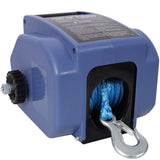 12v Trailer Winch,Reversible Electric Winch, for Boats up to 6000 lbs.,with synthetic rope,with W465P240625