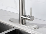 Kitchen Faucet Pull Down Sprayer Brushed Nickel, High Arc Single Handle Kitchen Sink Faucet 95498826