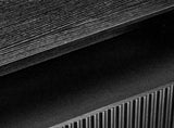 Handleless Grille-Finished 4-Drawer Bedside Table P2 Particleboard MDF & Melamine Veneer 80754641