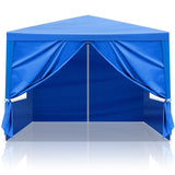 ZNTS 10'x10' Gazebo Waterproof Outdoor Canopy Patio Tent Party Tent for Wedding BBQ Cater, Blue 44411827