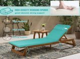 Outdoor Chaise Lounge Cushion, 72 in. x 21 in. x 3 in. Waterproof Fade-Resistant Patio Chair Pad for 01964190