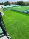 4FTX10FT Outdoor Artificial Grass Runner Rug, Thick Realistic Fake Grass Roll Decor Patio Balcony 25335373