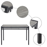 ZNTS Dining Table Set for 4, Kitchen Table with 2 Chairs and a Bench, 4 Piece Kitchen Table Set for Small 44282296