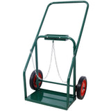 440lbs capacity Cylinder Cart,WELDING CYLINDER HAND TRUCK,Large Dual Oxygen Tank Cart Dolly With W465P175696