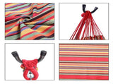 Portable Outdoor Polyester Hammock Set Red 10453484