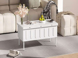 VIBE HAUS Lift-Top Coffee Table with Drawers, Modern Center Table with Foldable Top, N724P292514K