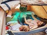 3-in-1 Camping Fan with LED Lantern, Portable Hanging Tent Fan 3 Speed Wind, Timer Function & Power 50029863