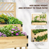 Wooden PlanterFlower shelf,Wood Planter Box 41704676