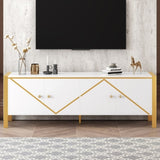 U-Can 70.9''Modern Minimalist TV Stand for TVs up to 75 Inches, Entertainment Center Media Console N724P224773K