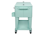 91*84.5*38.5cm Rectangular Plastic Box Frozen Insulation Cart Mint Green 78836662