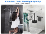 Curved Shower Rod L - Shaped Stainless Steel, Adjustable Stretchable Shower Curtain Rod for 30133873