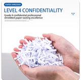Large Capacity Heavy Duty Document Shredder 19-Sheet Cross-Cut Paper/Credit Card Shredder with 7.93 W2028P156680
