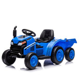 ZNTS 12V Kids Ride On Electric Tractor Black Knight,Kids Ride On Toy.2WD,Non-skid tires, steering wheel, 38466080