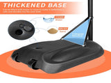 Portable Basketball Hoop System Stand Height Adjustable 7.5ft - 9.2ft with 32 Inch Backboard and 18664402
