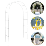 8ft H Metal Garden Arch Trellis,Adjustable Arbor Trellis for Garden Climbing Plants Support 67497955