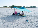 6.8 ft. x 6.7 ft. Blue Quick-Set Portable Sun Shade Beach Tent, with UPF 50 Protection 65582741