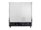54"W Commercial Refrigerator 2 Section 2 Solid Door Stainless Steel Reach-in Refrigerator 42.2 N818P191849S