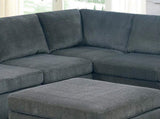 1pc Corner wedge Grey Chenille Fabric Modular Corner wedge Sofa Living Room Furniture B011106630