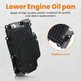 Lower Engine Oil Pan for Infiniti Q50 Q60 RWD 111105CA2A 11110-5CA2A Black 42113713