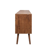 TV Stand Use in Living Room Furniture with 1 storage and 3 shelves Cabinet W331P247811