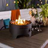 15 inch Outdoor Portable Propane Fire Pit, Tabletop Fire Pit with Quick Connect Regulator W853P232639