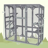 ZNTS Cat Cage、pet Cage 53050056