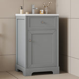 20" Bathroom Vanity with Sink, Bathroom Cabinet with Soft Closing Door, Storage Rack and Adjustable N725P218017E