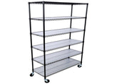 6 Tier 6000lbs Capacity NSF Metal Shelf Wire Shelving Unit, Heavy Duty Adjustable Storage Rack with W465142127