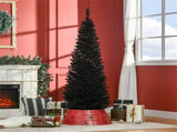 6 foot black Christmas tree with bracket 67291685