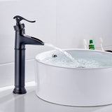 ZNTS Modern Contemporary ORB Bathroom Ceramic Hot Cold Water Mixer Tap Faucet Mixer Basin Faucet,metered W1932130185