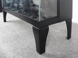 24 inch three sided glass electric fireplace with feet W1769P166908