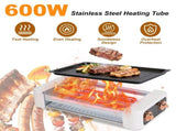 3-in-1 Electric Sausage Griller, Hot Dog Roller with BBQ Grill & Flat Griddle, 3 Temperature Levels 51215155