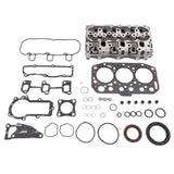 Complete Cylinder Head & Full Gasket Kit Fit for Yanmar 3TNV70 Engine VIO10-2 VIO15-2A VIO15-3 17739421