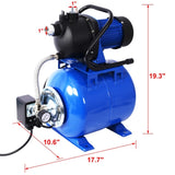 ZNTS 1.6HP Shallow Well Pump with Pressure Tank,garden water pump, Irrigation Pump,Automatic Water W46562965