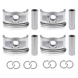 Pistons and Rings Replacement for Toyota 4Runner Celica Pickup 2.4L L4 SOHC 22R 22RE 22REC 1985-1995 95149133