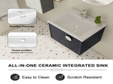 24 Inch Bathroom Vanity with Sink, For Small Bathroom, Bathroom Vanity with Soft Close Door W999P146017