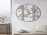 3-piece Metal Wall Decor Set B03598790