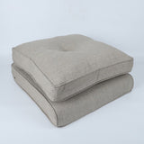 2 Pcs Set High Back Patio Chair Cushions, Tufted Rocking Chair Cushions, Adirondack Cushions for W419P311602