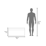 Oklahoma Wall Cabinet in melamine, Two Doors B128P225199